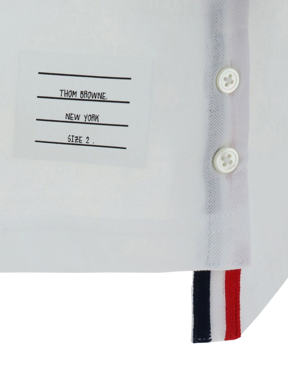 Thom Browne Men Cotton Polo Shirt