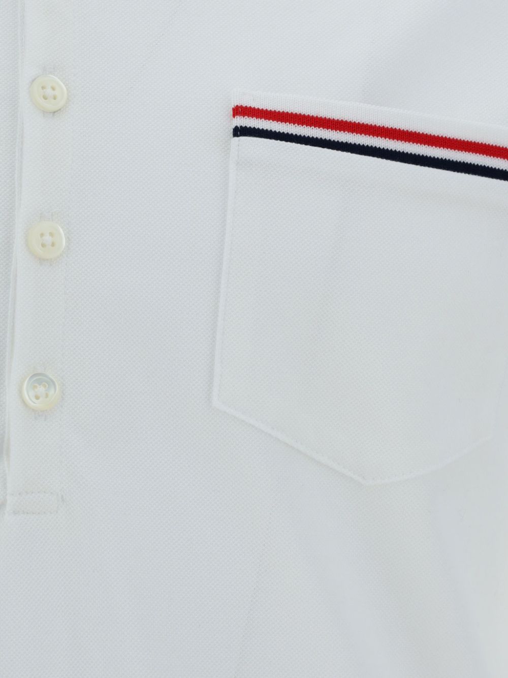 Thom Browne Men Cotton Polo Shirt