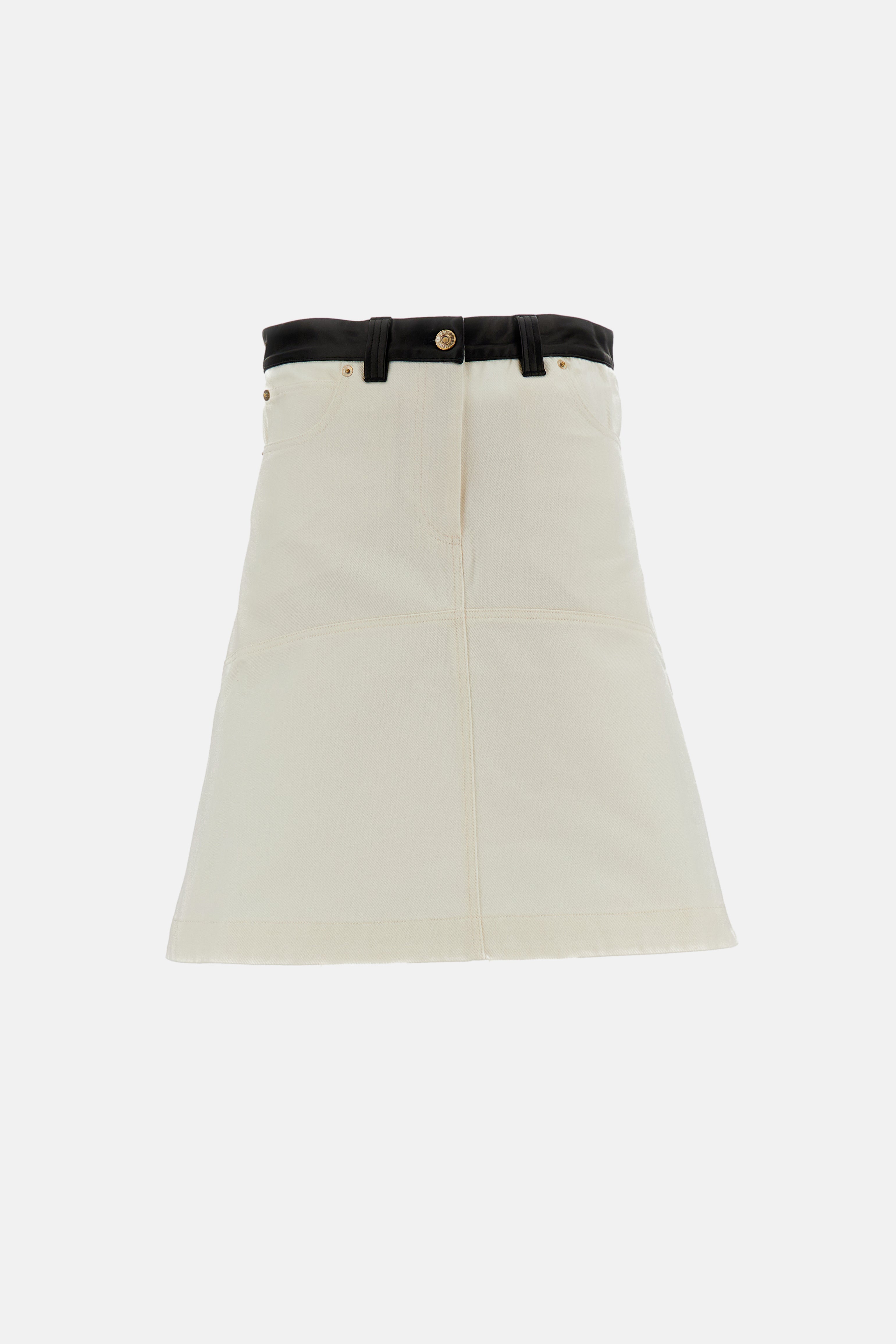 Wales Bonner Women Cotton Denim Skirt