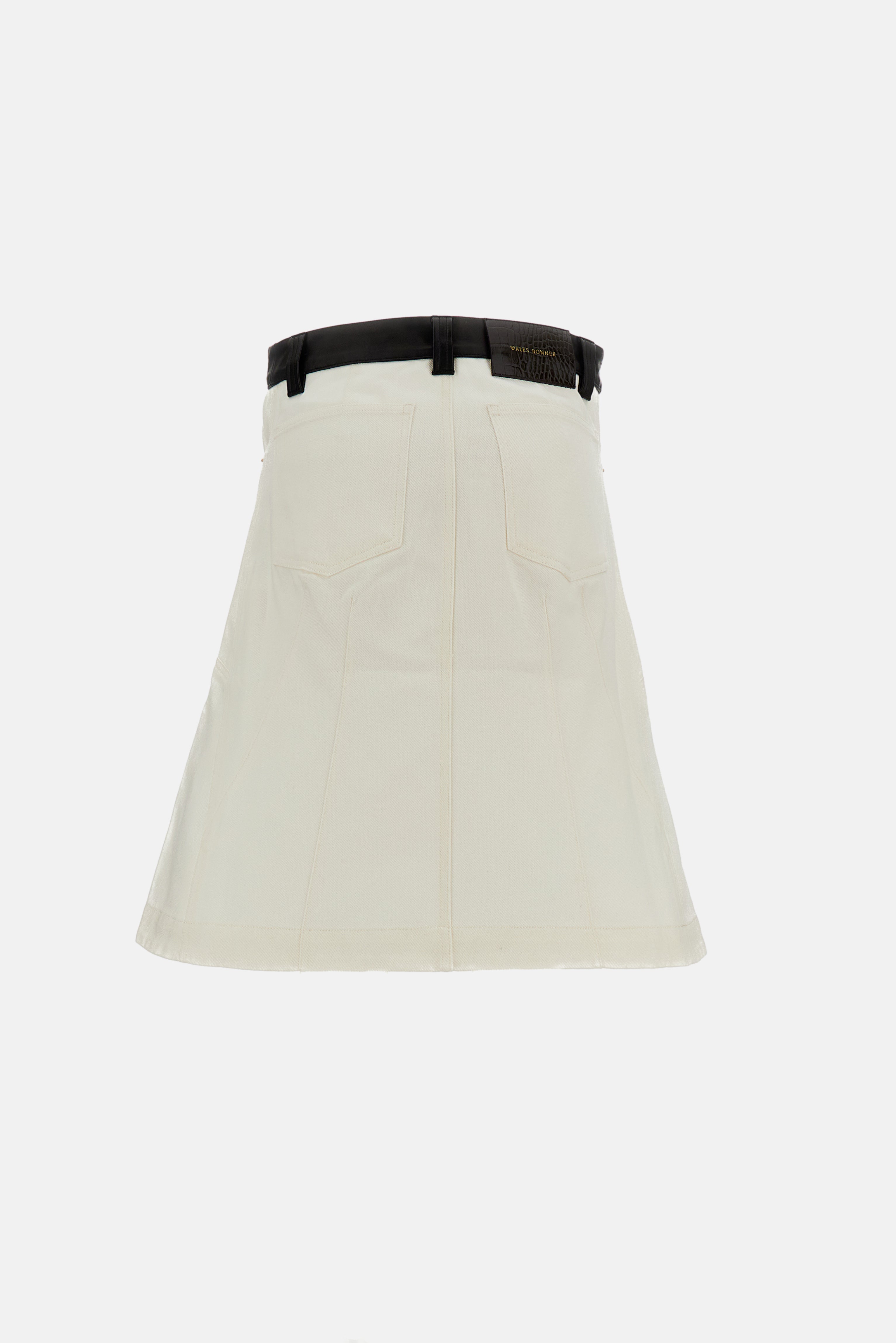 Wales Bonner Women Cotton Denim Skirt