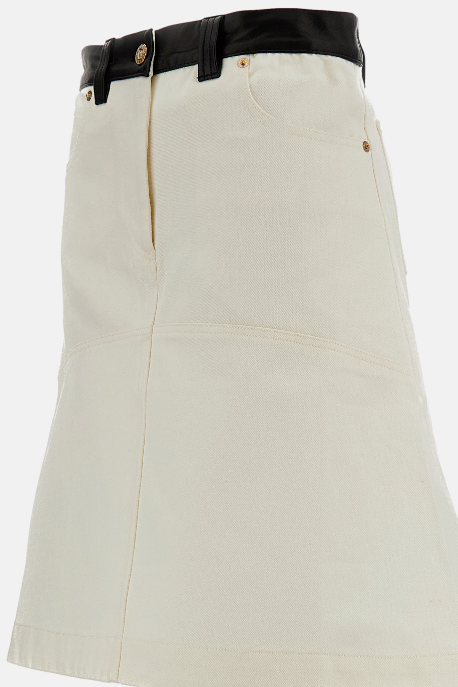 Wales Bonner Women Cotton Denim Skirt