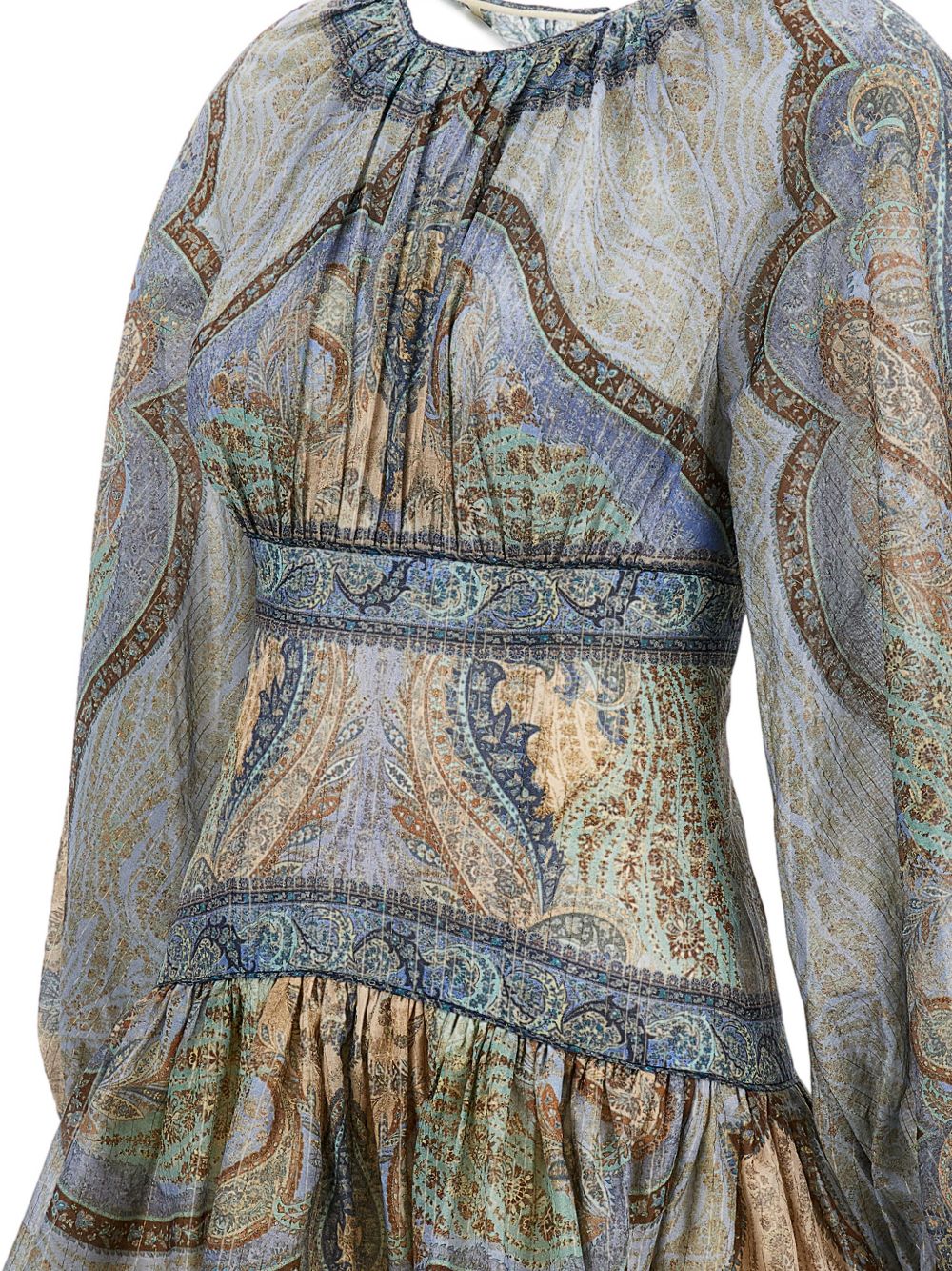 Zimmermann Women Wanderlust Cotton And Silk Mini Dress