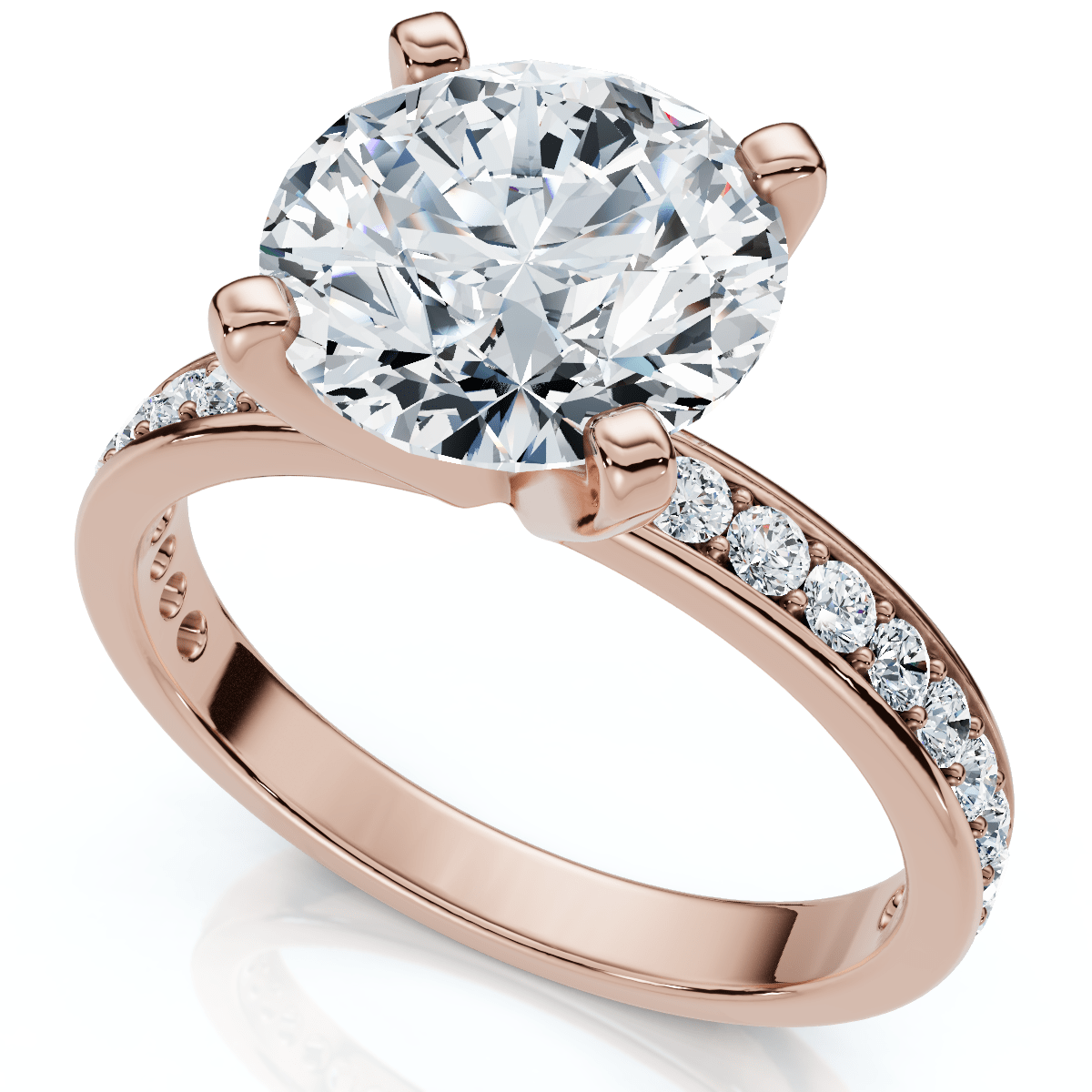 Certified 2 1/4Ct Cathy Diamond Engagement Ring 14k Gold or Platinum Lab Grown