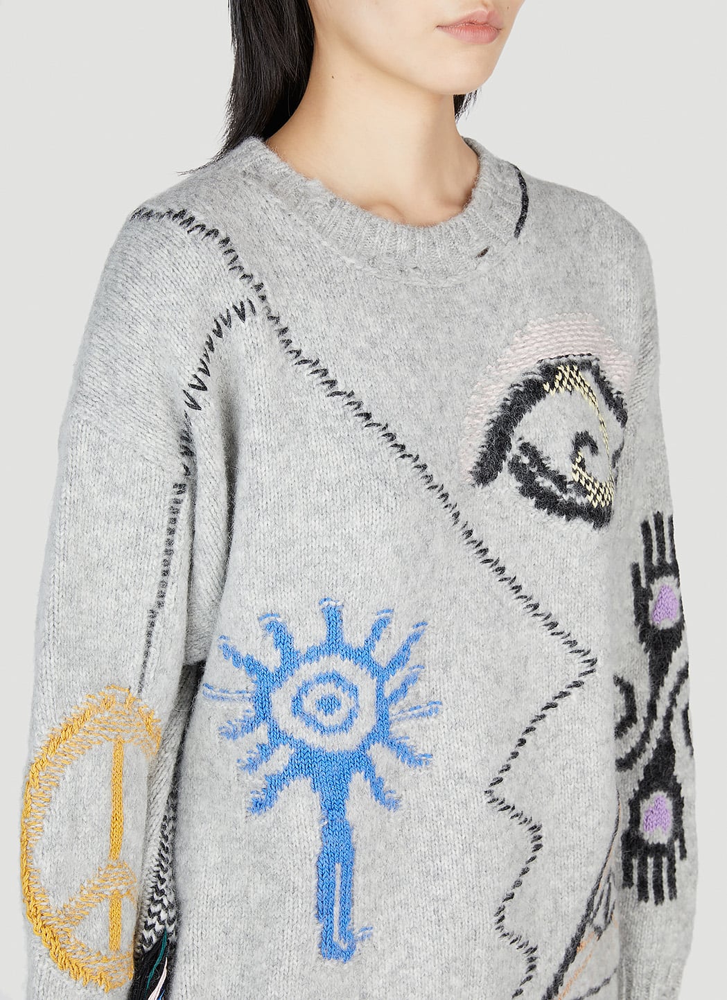 Stella Mccartney Women Folklore Embroidery Sweater