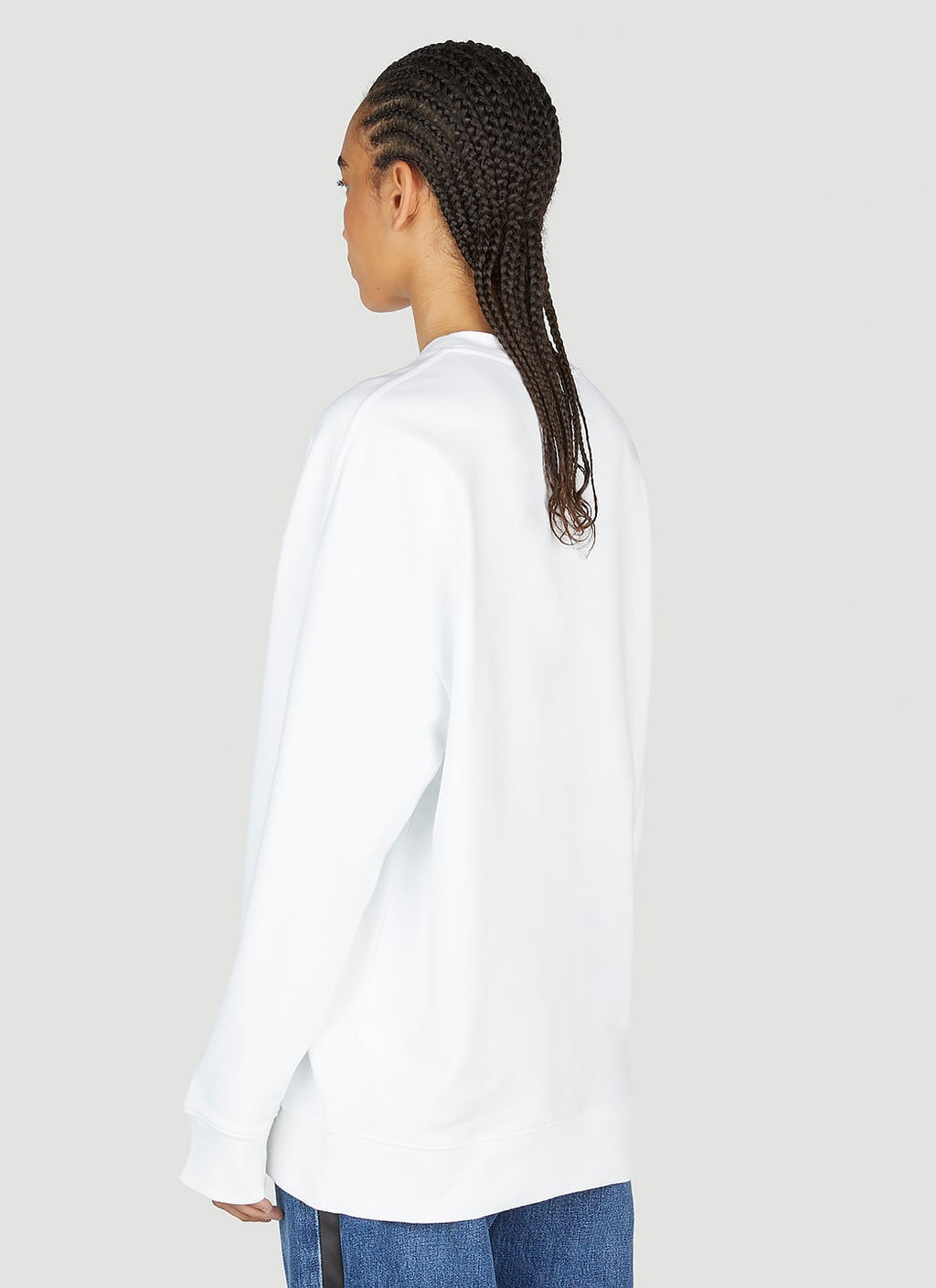 Stella Mccartney Women Hotfix Rhinestone Logo Sweatshirt