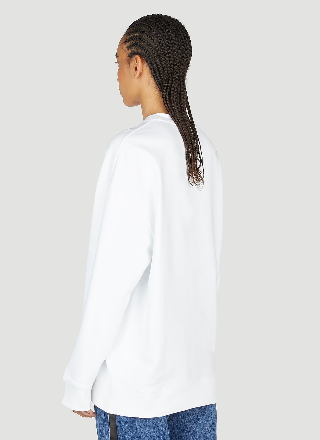 Stella Mccartney Women Hotfix Rhinestone Logo Sweatshirt