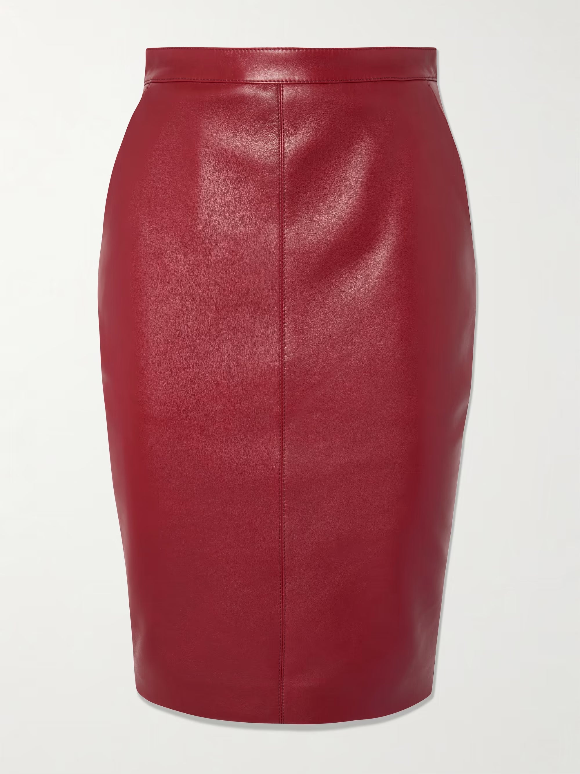 Saint Laurent Women Leather Skirt