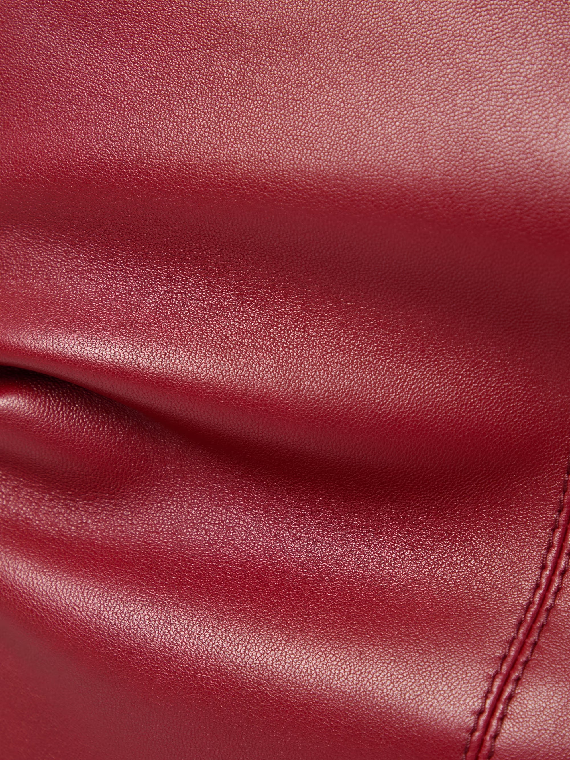 Saint Laurent Women Leather Skirt