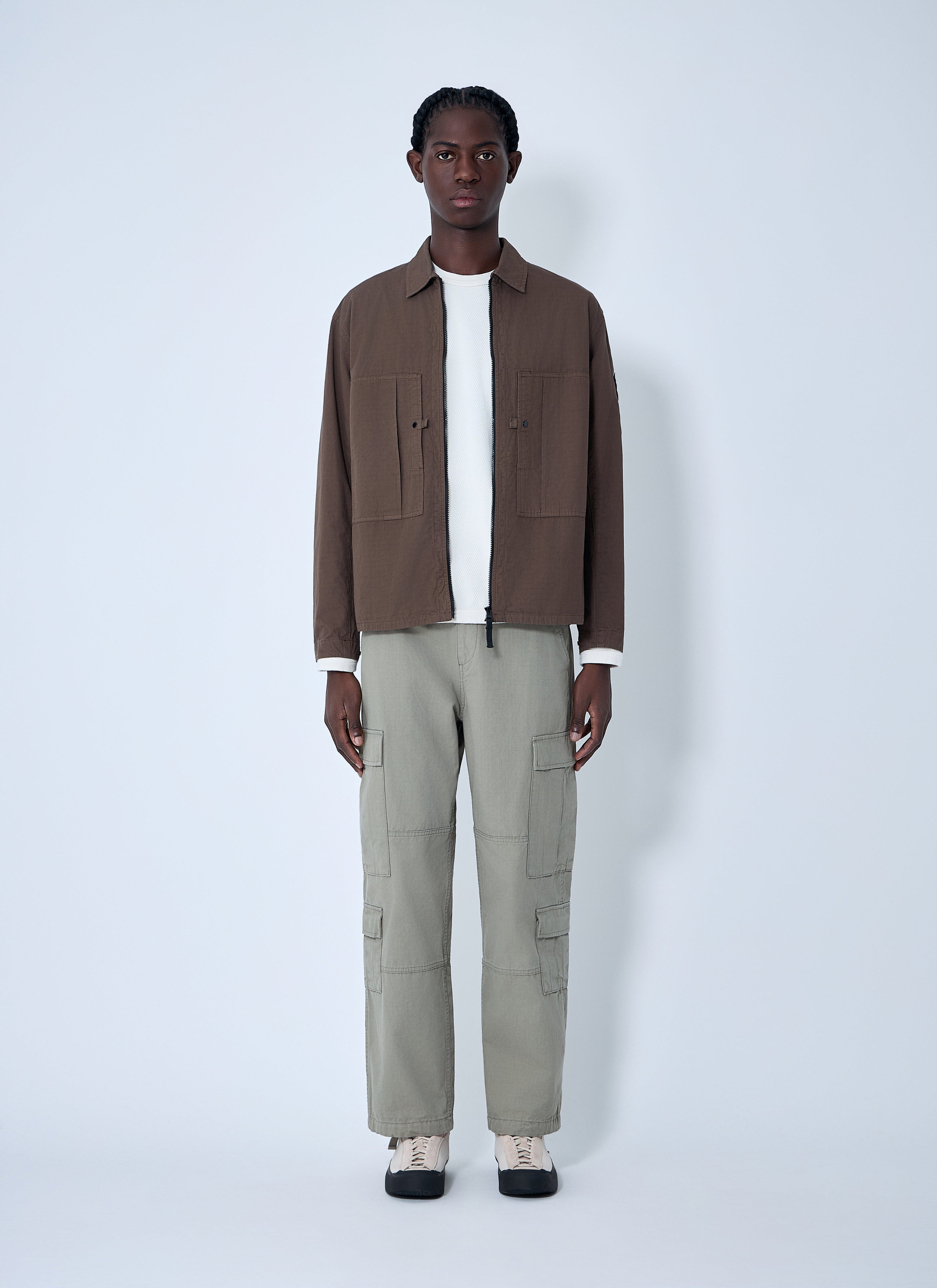 Stone Island Men Logo Patch Jacket