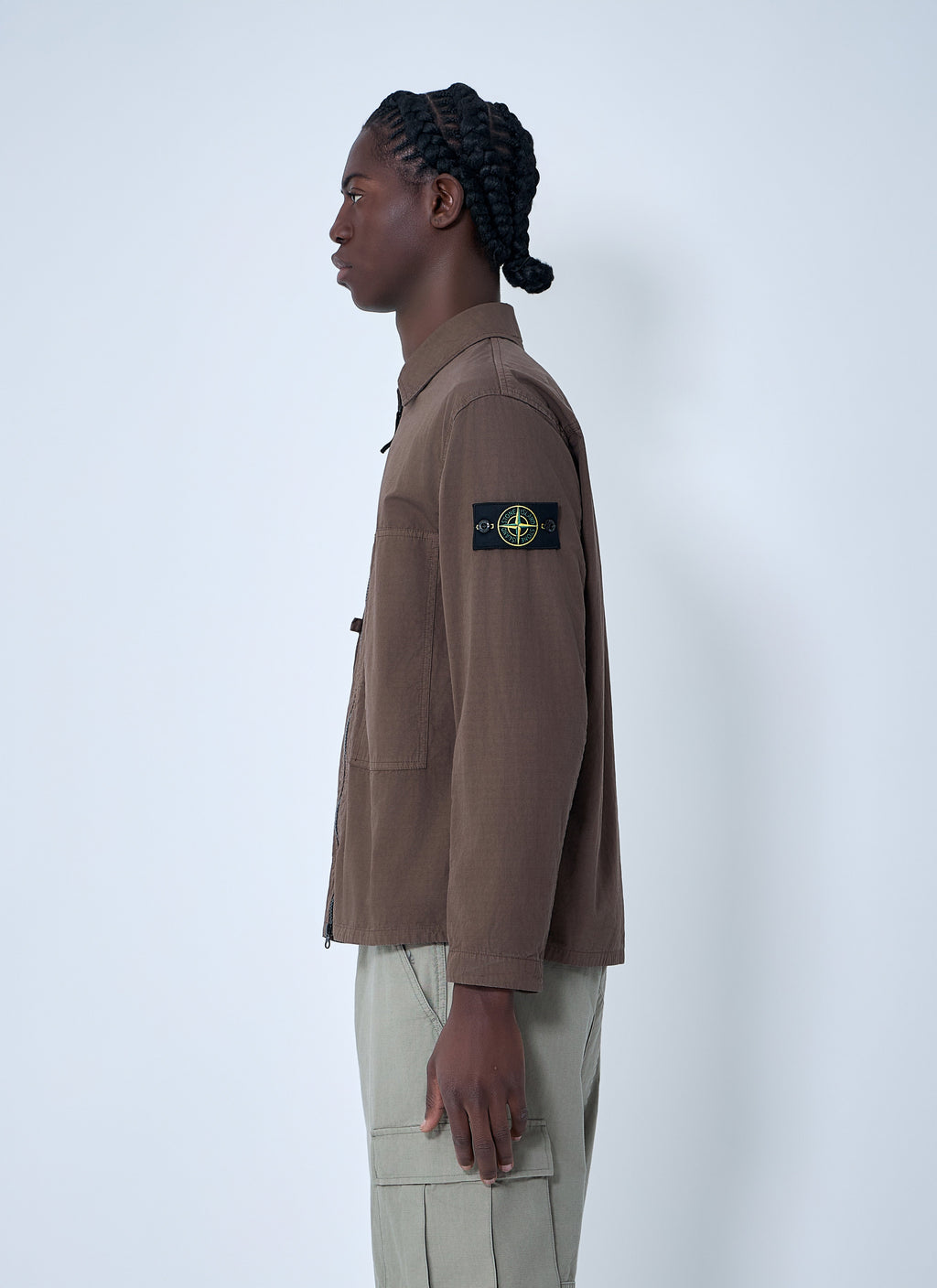 Stone Island Men Logo Patch Jacket