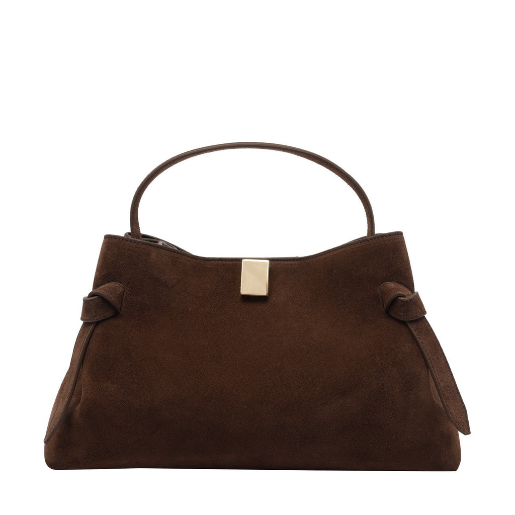 Yuzefi Women Suede Gyoza Handbag