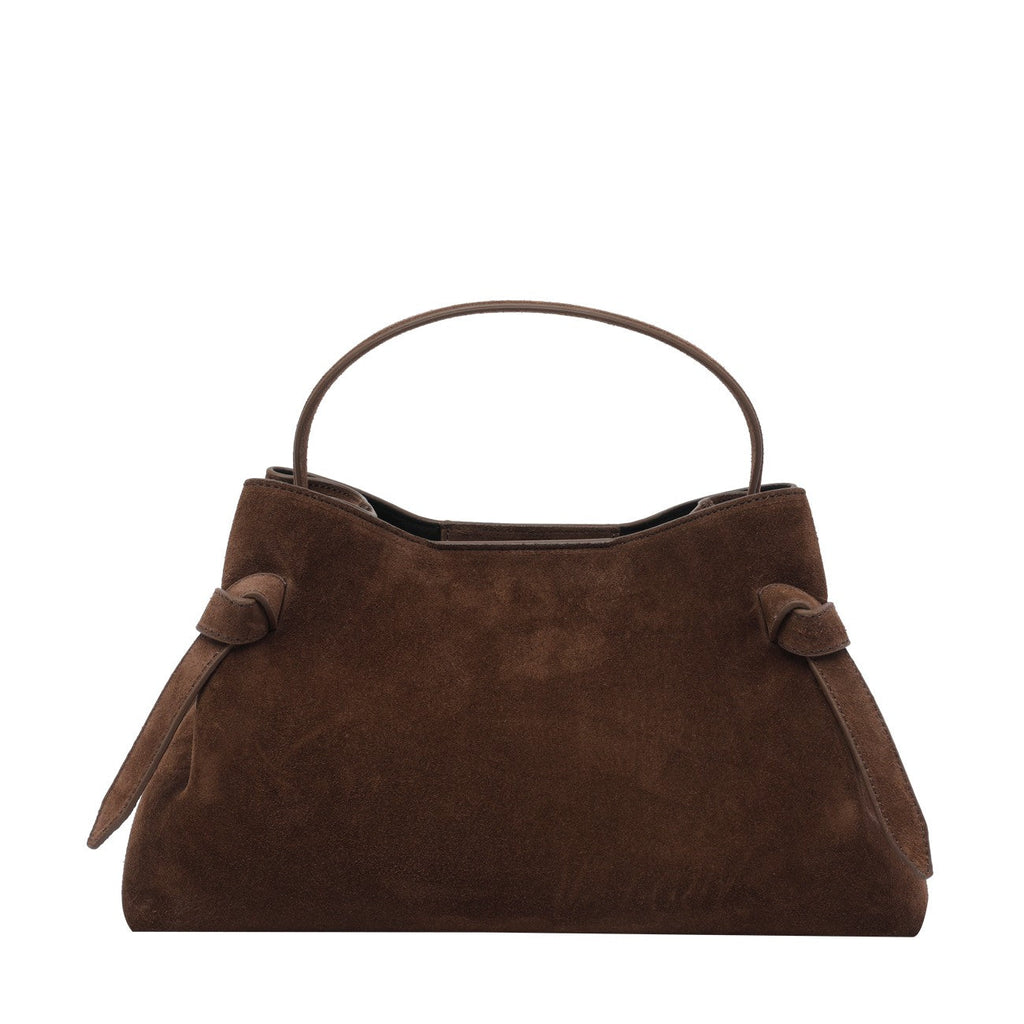 Yuzefi Women Suede Gyoza Handbag
