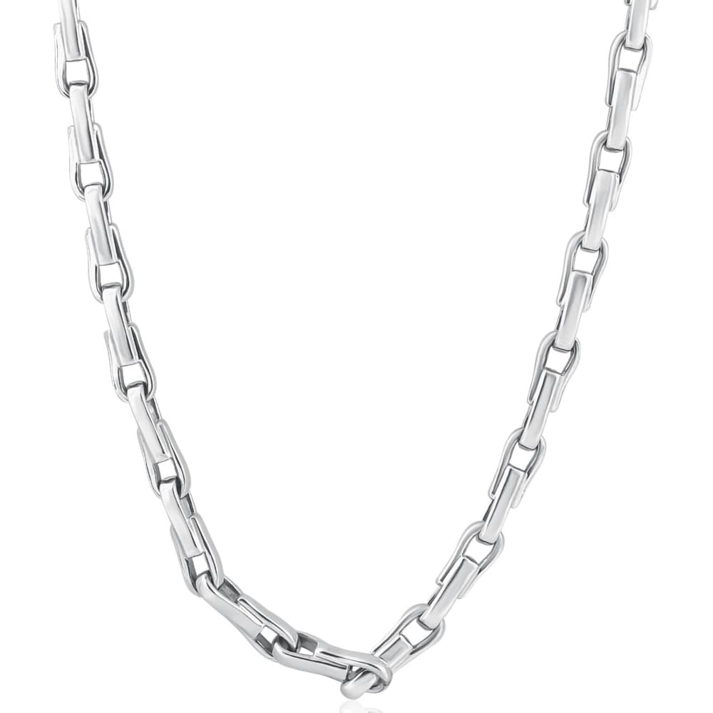 Men's Seed 14k Gold (68gram) or Platinum (127gram) 5.5mm Link Chain Necklace 22"