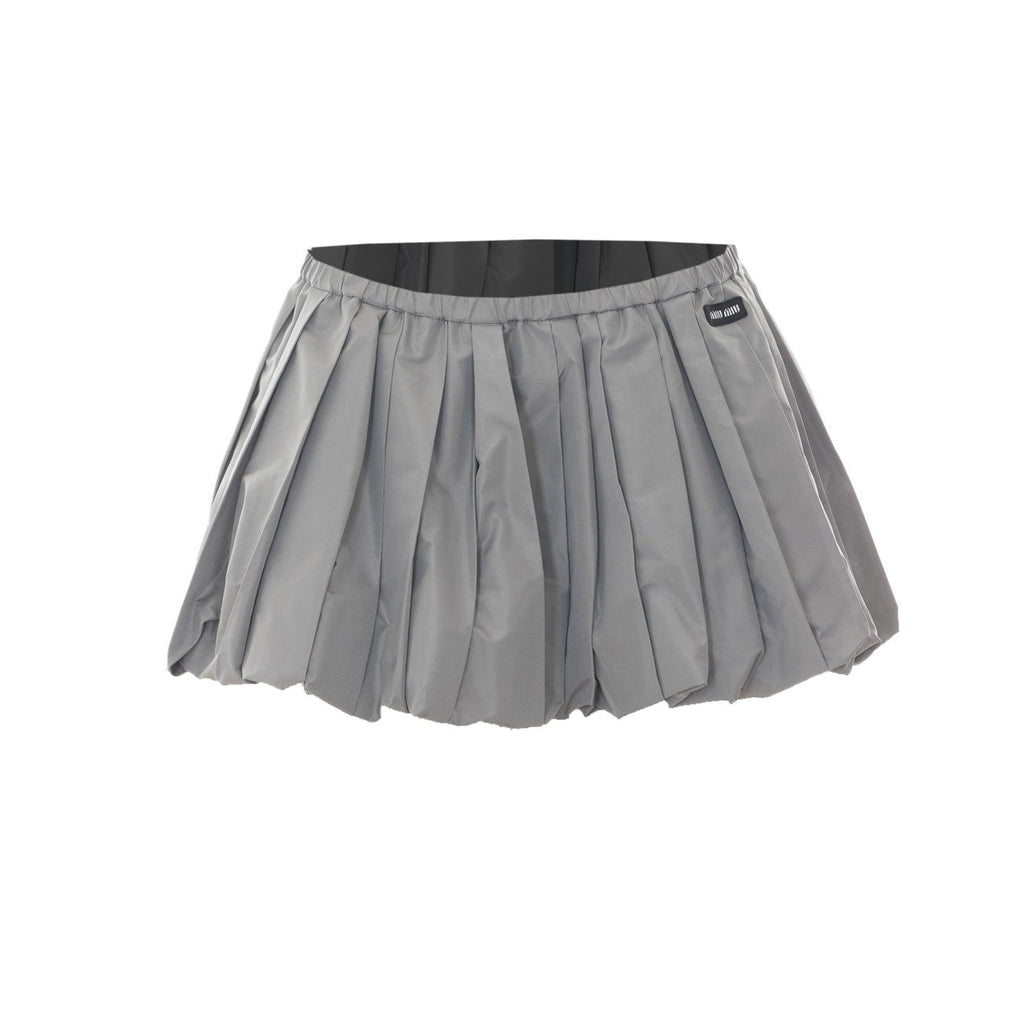 Miu Miu Women Technical Fabric Mini Skirt