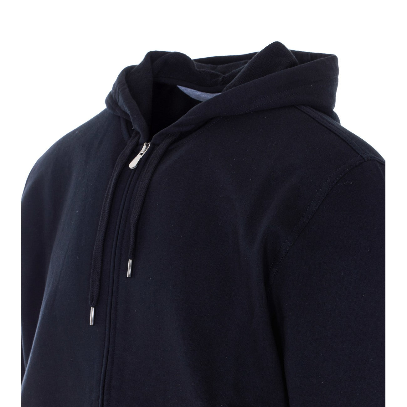 Brunello Cucinelli Men Techno Cotton Sweatshirt Topwear With Zip And Hood