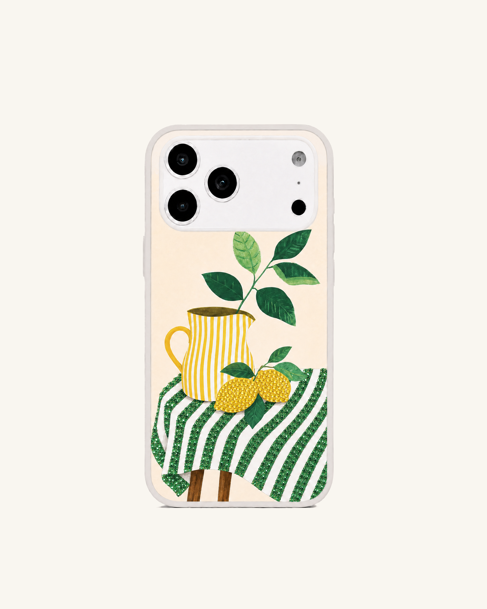 Lemon Pitcher Art Phone Case – Green