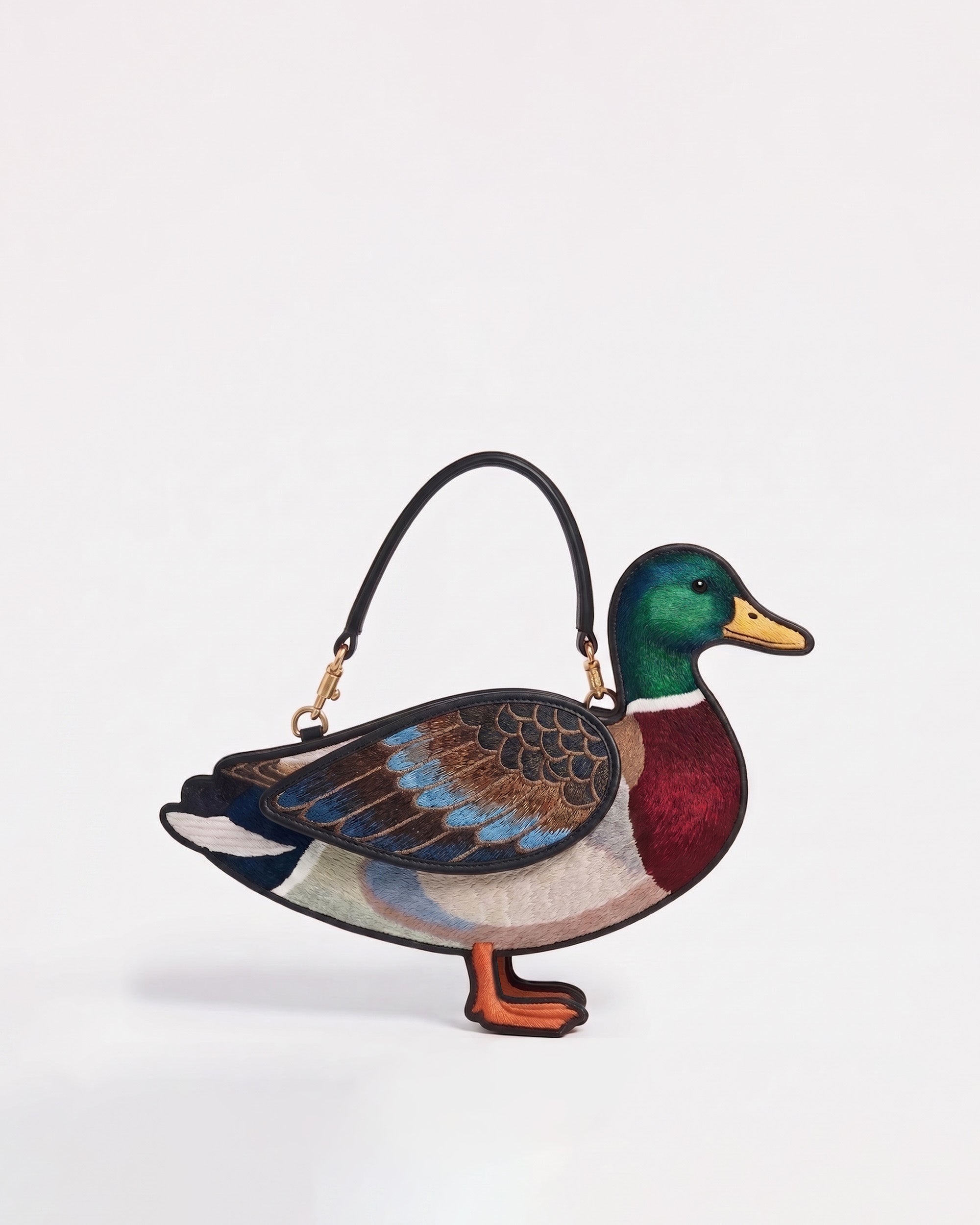 Mallard Duck Top Handle Bag - Multi