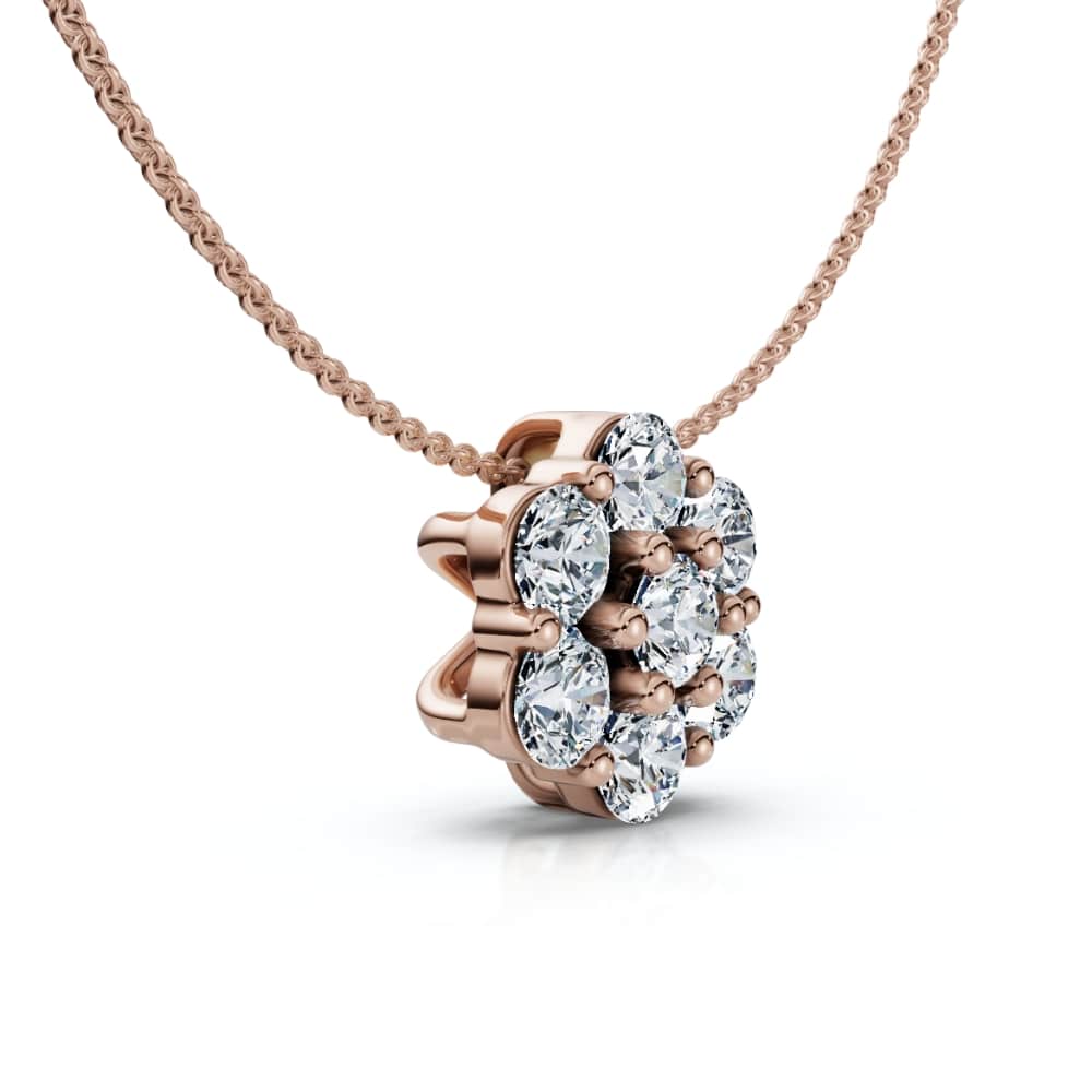 1/2Ct Diamond Pendant Women's Necklace 14k Gold Lab Grown