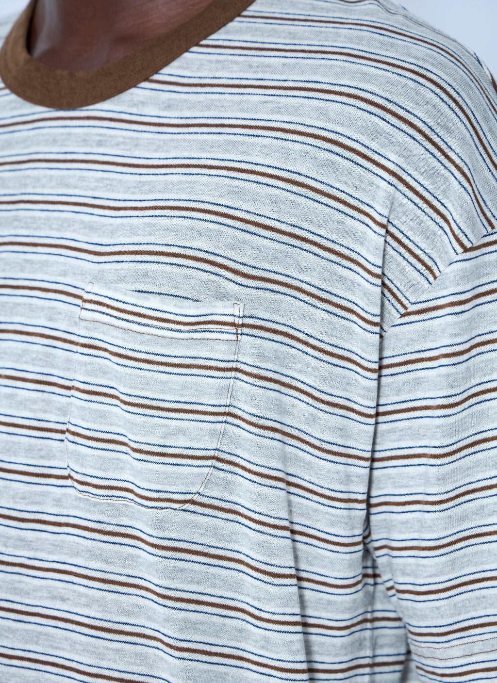Visvim Men Mondo Border Stripe T-Shirt