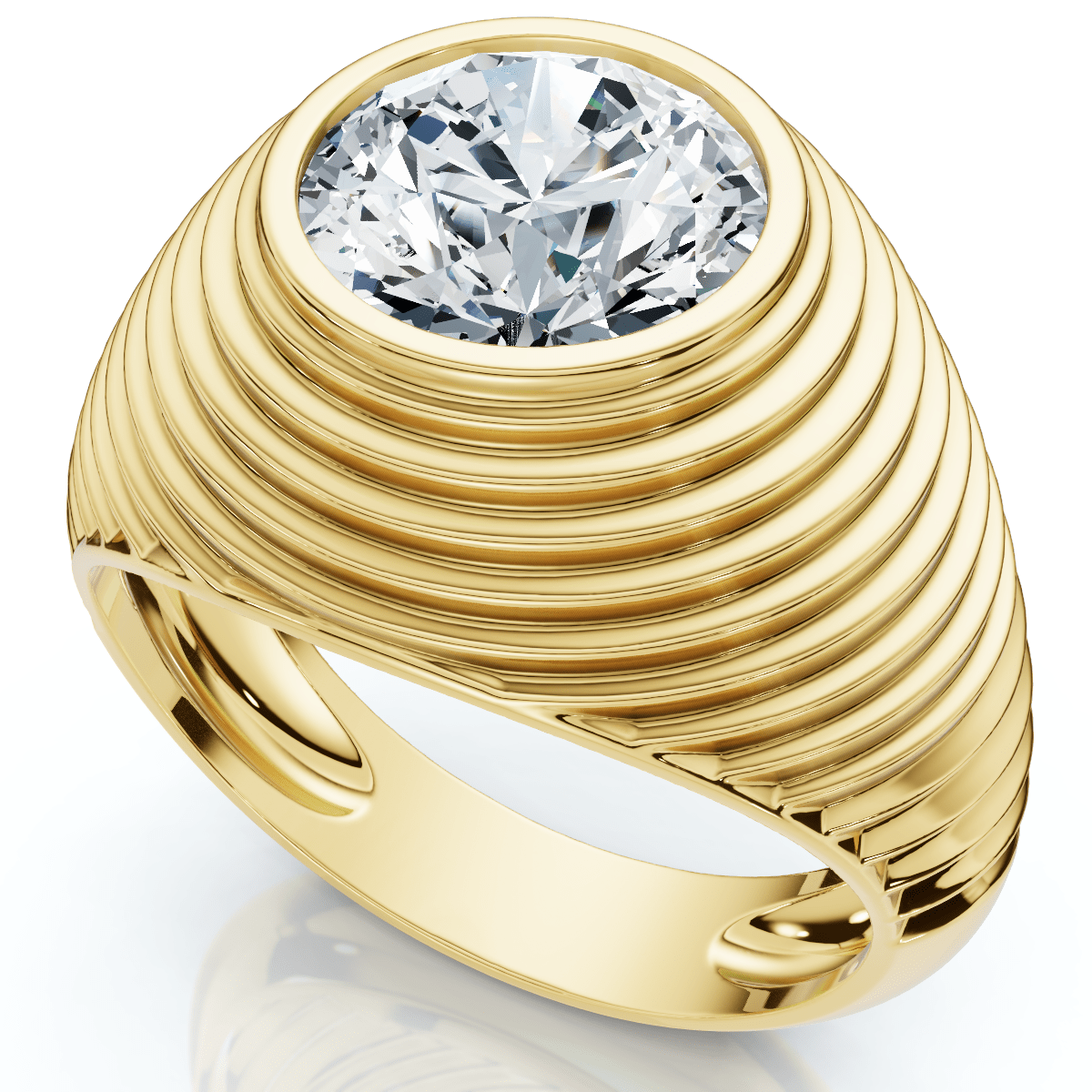 Certified 2Ct Kara Diamond Engagement Anniversary Ring 14k Gold Lab Grown