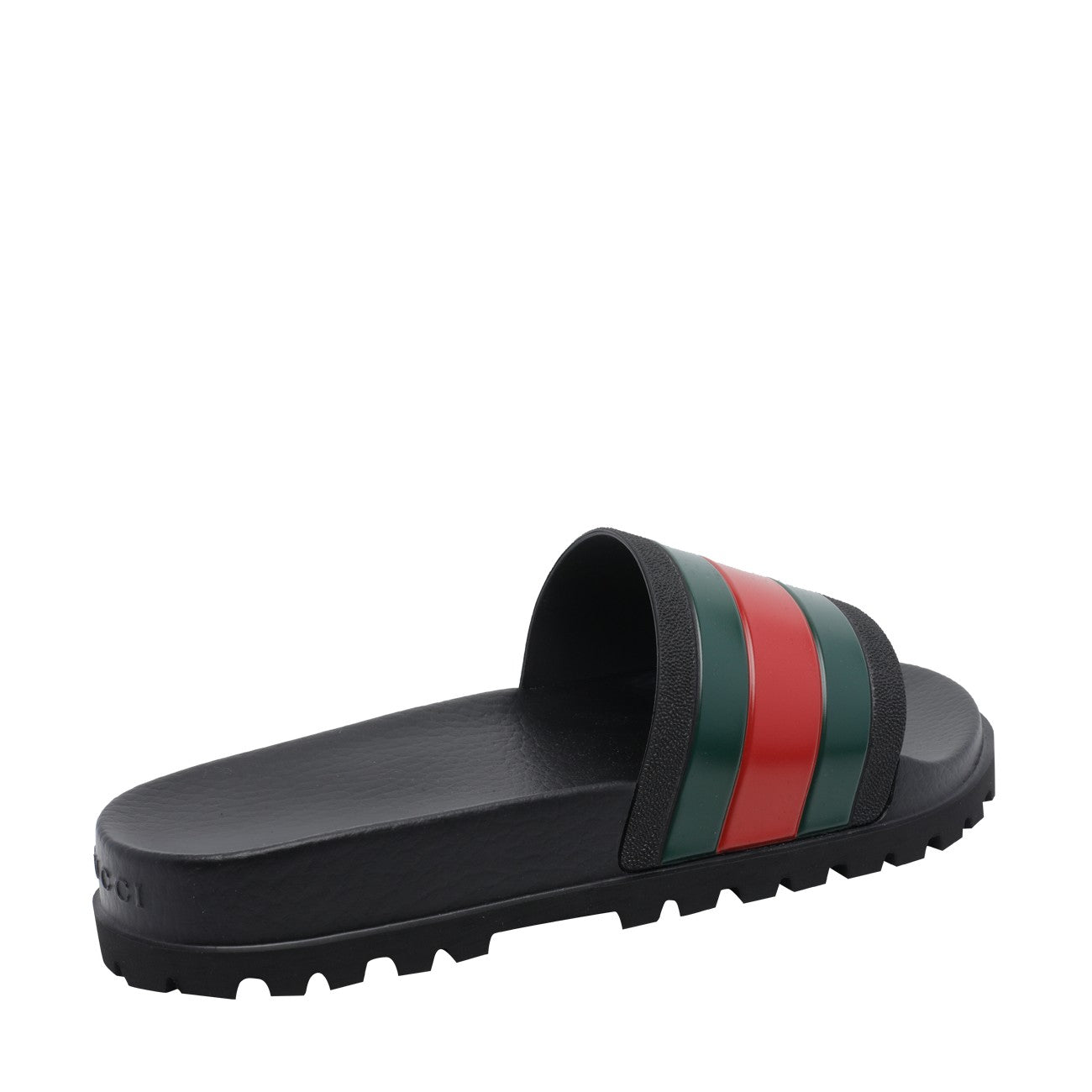 Gucci Men Web Rubber Sandals