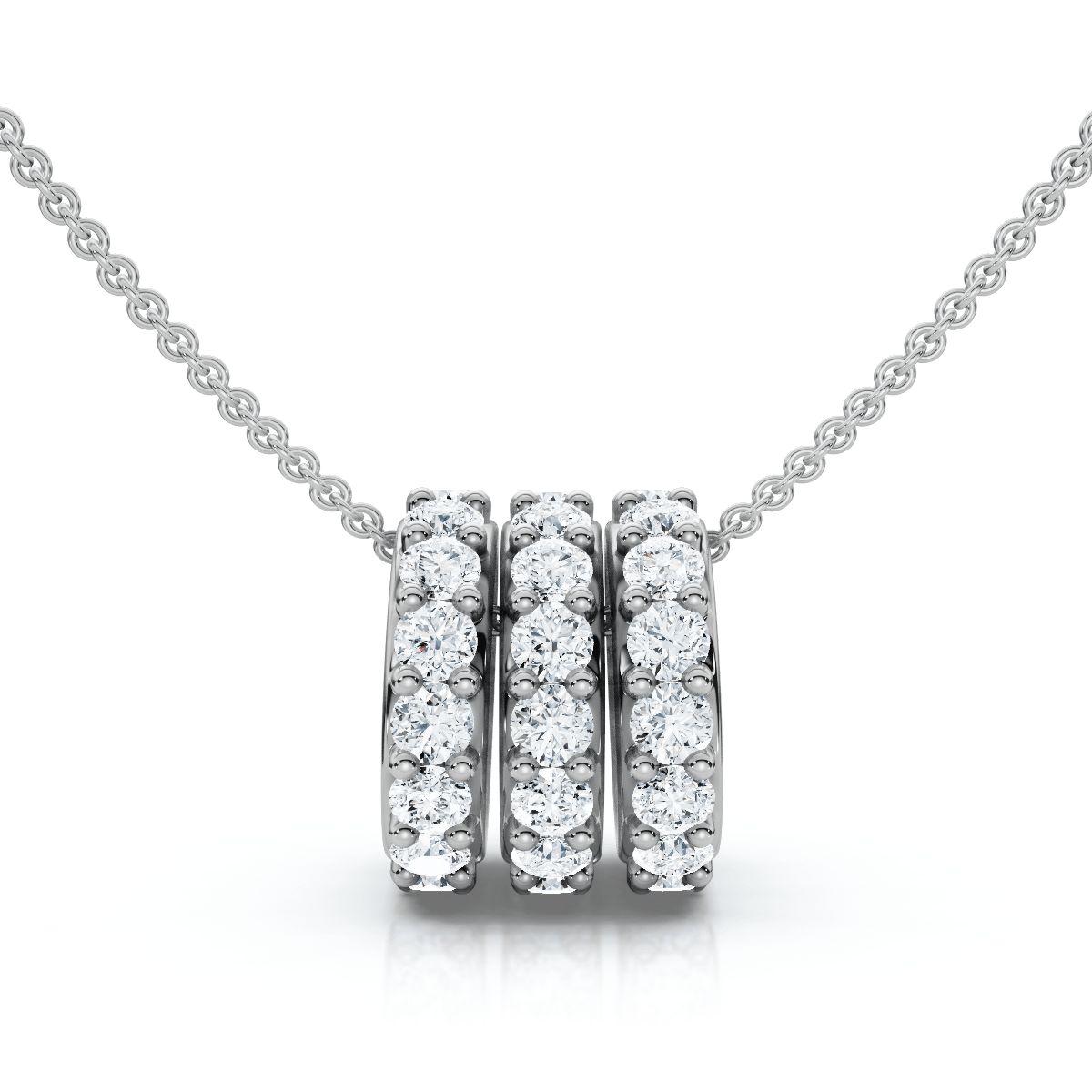 1/2Ct Bernarda Diamond Pendant 14k Gold Women's Necklace Lab Grown EF/VS