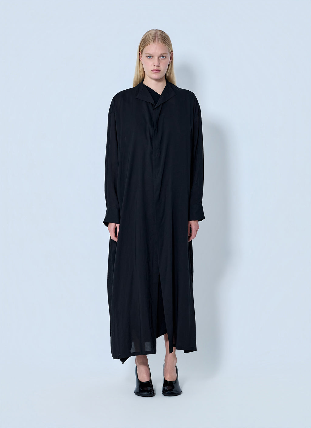 Yohji Yamamoto Women Backside Slit Long Coat
