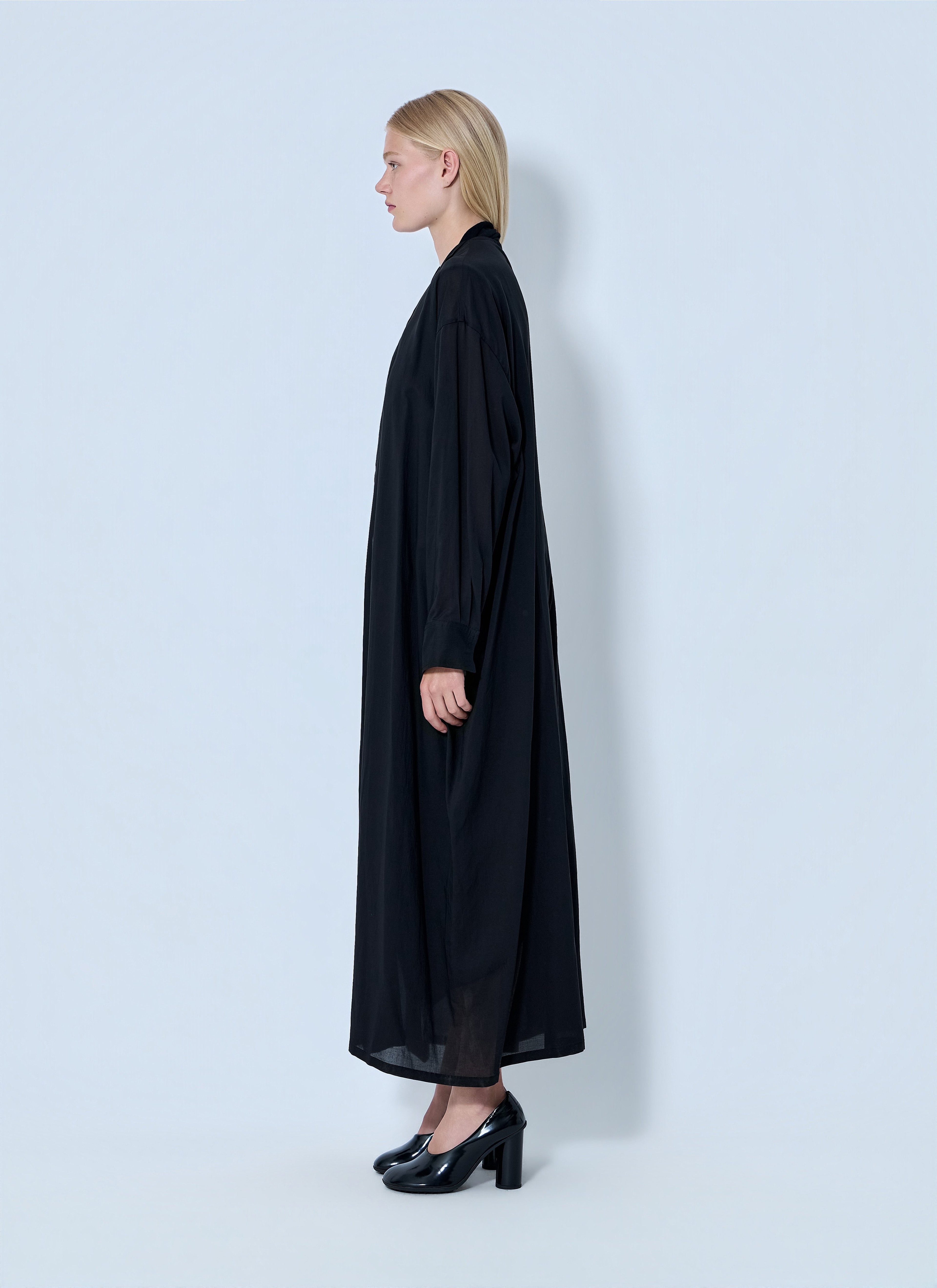 Yohji Yamamoto Women Backside Slit Long Coat