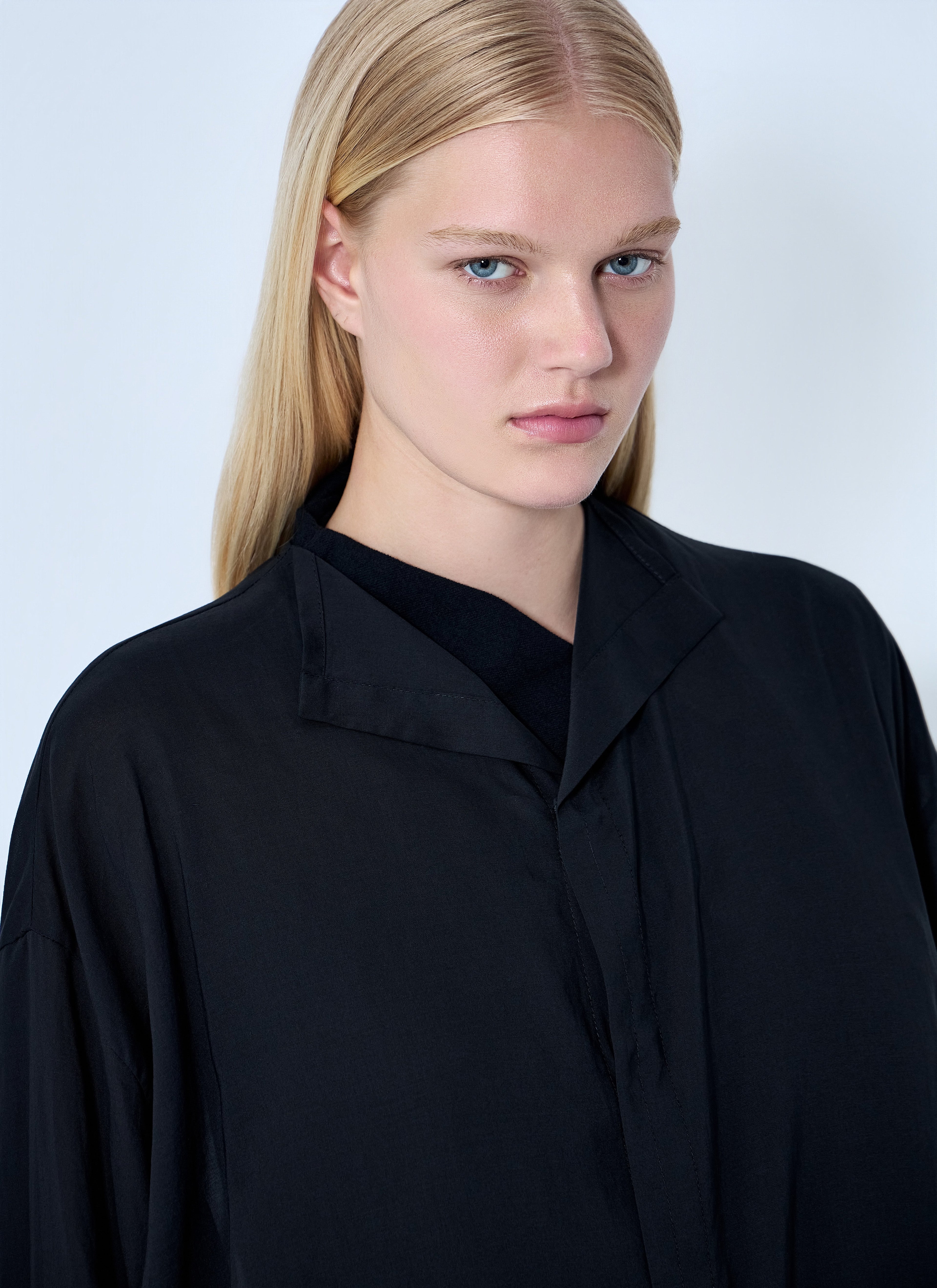 Yohji Yamamoto Women Backside Slit Long Coat