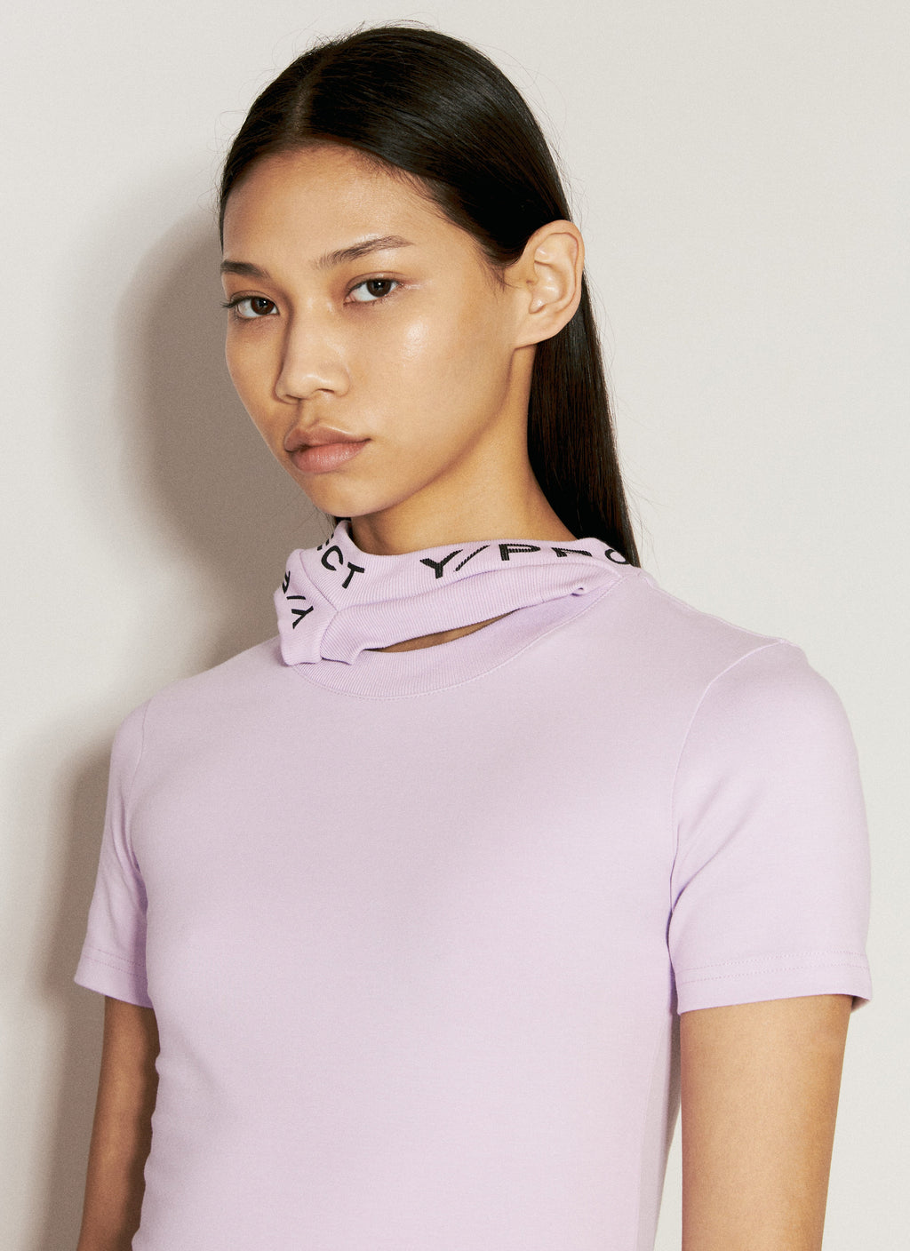 Y/Project Women Triple Collar Fitted T-Shirt